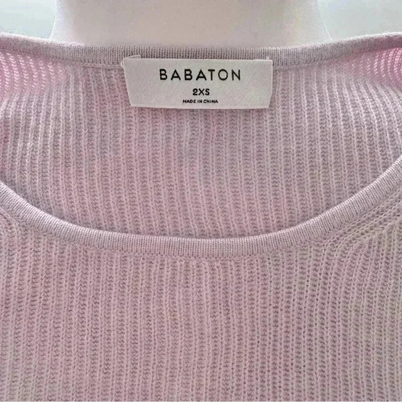 BABATON Balloon Sleeve Column  Sweater - Picture 5 of 7